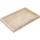  Meridian Barletta Natural Rectangular Travertine Tray IMAGE 3
