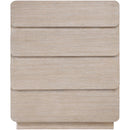  Meridian Adagio Natural Solid Wood And Oak Veneer Chest IMAGE 2