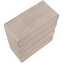  Meridian Adagio Natural Solid Wood And Oak Veneer Chest IMAGE 6