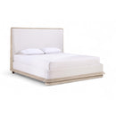  Meridian Adagio Natural Fabric Upholstered King Bed IMAGE 1