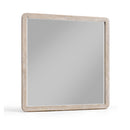  Meridian Adagio Natural Solid Wood And Oak Veneer Mirror IMAGE 1
