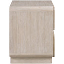  Meridian Adagio Natural Solid Wood And Oak Veneer Nightstand IMAGE 3