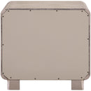  Meridian Adagio Natural Solid Wood And Oak Veneer Nightstand IMAGE 4