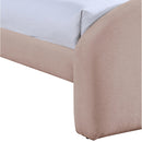  Meridian Andaz Pink Chenille Fabric Upholstered Twin Bed IMAGE 6