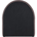  Meridian Andaz Purple Chenille Fabric Upholstered Twin Bed IMAGE 5