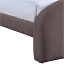  Meridian Andaz Purple Chenille Fabric Upholstered Twin Bed IMAGE 6