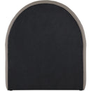  Meridian Andaz Taupe Chenille Fabric Upholstered Twin Bed IMAGE 5