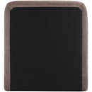  Meridian Fira Brown Chenille Fabric Upholstered Twin Bed IMAGE 5