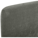  Meridian Fira Green Chenille Fabric Upholstered Queen Bed IMAGE 9