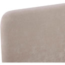 Meridian Fira Taupe Chenille Fabric Upholstered Twin Bed IMAGE 9