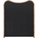  Meridian Arvada Cognac Vegan Leather Upholstered Twin Bed IMAGE 4