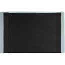  Meridian Kendall Light Blue Linen Textured Fabric Upholstered King Bed IMAGE 5