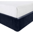  Meridian Kendall Navy Velvet Upholstered King Bed IMAGE 6