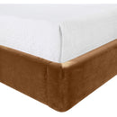  Meridian Kendall Saddle Velvet Upholstered Queen Bed IMAGE 6
