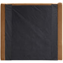  Meridian Kendall Saddle Velvet Upholstered Twin Bed IMAGE 3