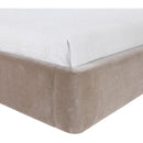  Meridian Kendall Taupe Velvet Upholstered Twin Bed IMAGE 6