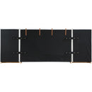  Meridian Bennet Cream Linen Textured Fabric Upholstered King Bed IMAGE 9