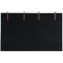  Meridian Bennet Cream Linen Textured Fabric Upholstered Queen Bed IMAGE 9