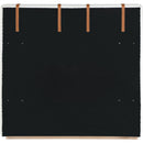  Meridian Bennet Cream Linen Textured Fabric Upholstered Twin Bed IMAGE 9