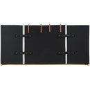  Meridian Bennet Cream Linen Textured Fabric Upholstered Twin Bed IMAGE 9