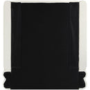  Meridian Chandra Cream Linen Textured Fabric Upholstered Twin Bed IMAGE 5