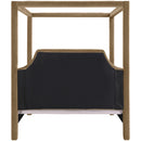  Meridian Dawson Beige Velvet Upholstered Full Bed IMAGE 5