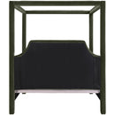  Meridian Dawson Green Velvet Upholstered Full Bed IMAGE 5