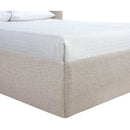  Meridian Elowen Beige Chenille Fabric Upholstered King Bed IMAGE 8