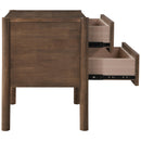  Meridian Kivo Walnut Solid Wood Nightstand IMAGE 4