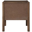  Meridian Kivo Walnut Solid Wood Nightstand IMAGE 5