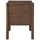  Meridian Kivo Walnut Solid Wood Nightstand IMAGE 6