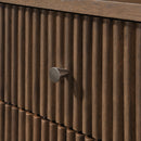  Meridian Kivo Walnut Solid Wood Nightstand IMAGE 8