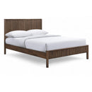  Meridian Kivo Walnut Solid Wood Queen Bed IMAGE 1