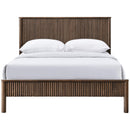  Meridian Kivo Walnut Solid Wood Queen Bed IMAGE 3