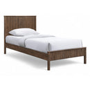  Meridian Kivo Walnut Solid Wood Twin Bed IMAGE 1
