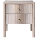  Meridian Kivo Natural Solid Wood Nightstand IMAGE 3