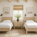  Meridian Kivo Natural Solid Wood Twin Bed IMAGE 2