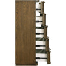  Meridian Tiberio Brown Oak Veneer And Solid Wood Chest IMAGE 6