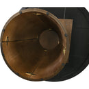  Coaster Furniture Franklin 193820 50-inch Round Dining Table - Grey/Dark Brown IMAGE 5