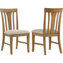  Coaster Furniture Hartville 109462 Set of 2 Dining Side Chair - Natural Light Brown IMAGE 1