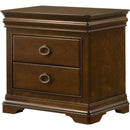  Coaster Furniture Garland 205302 3-drawer Nightstand Bedside Table - Brown Cherry IMAGE 4