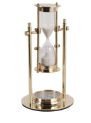 EV23497 8” Quill Gold Metal Hourglass Sand-timer