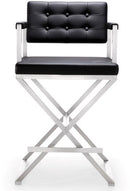 TOV-K3623 Director Stainless Steel Counter Stool