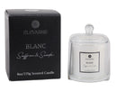 EV80586-02/01 6oz Glass Cloche Candle