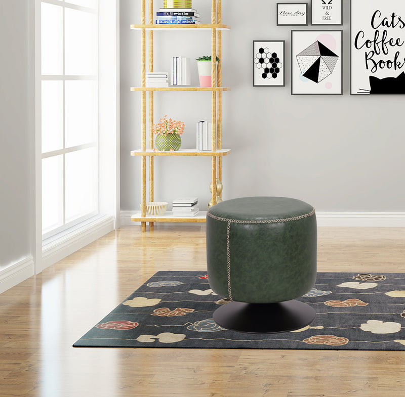 5035-Ottoman - Green
