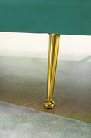 S608BU BLUE AND GOLD SOFA