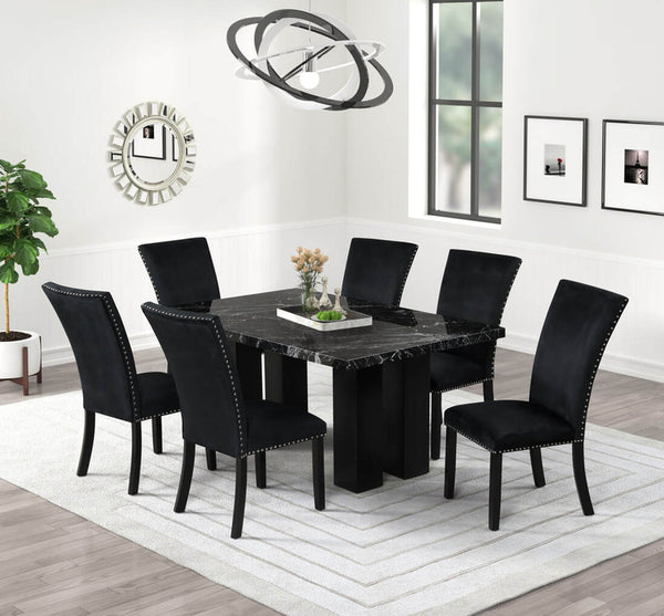 1220 Onyx Dinning table + 6 Chair Set