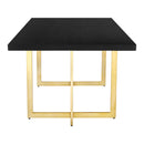 DT035GWB REAL WOOD VENEER DINING TABLE