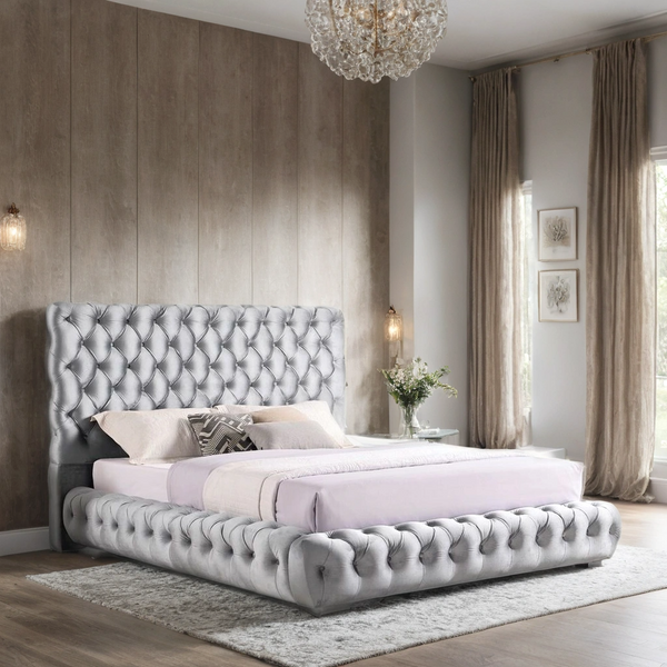 Dream Gray Platform Bed Queen