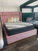 Yana Pink Queen Bed